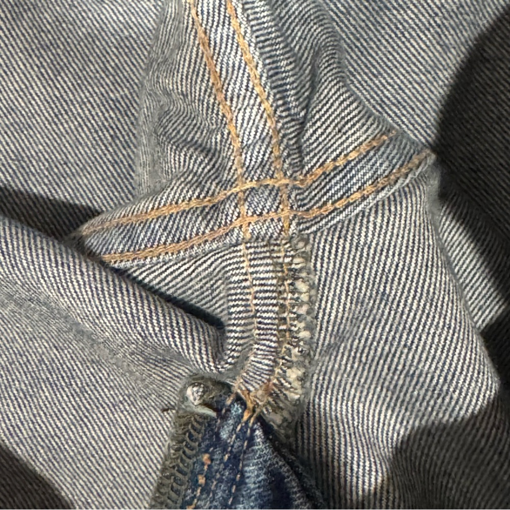Moussy Vintage Straight Leg Jeans 26 High Rise Light Wash Japanese Denim - Picture 5 of 11